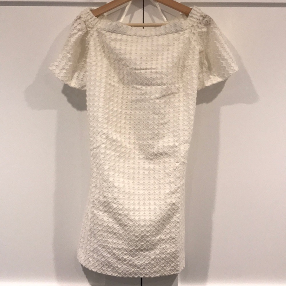 Club Monaco off-the-shoulder dress, BNWT, Size 6